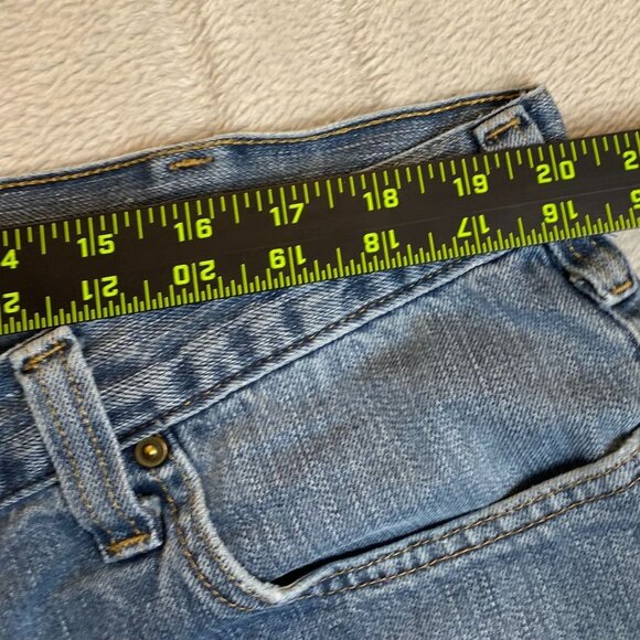 Carhartt Men's Jeans 42x30 Hemmed to 42x25 Relaxed Fit Blue Straight Leg - Picture 4 of 13